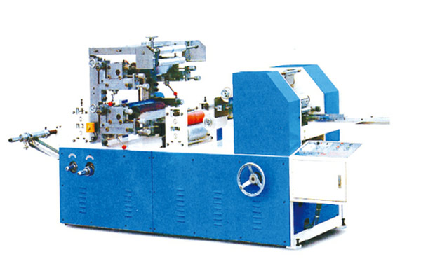 Double-color Handkerchief Paper Printing, Embossing and Folding Machine