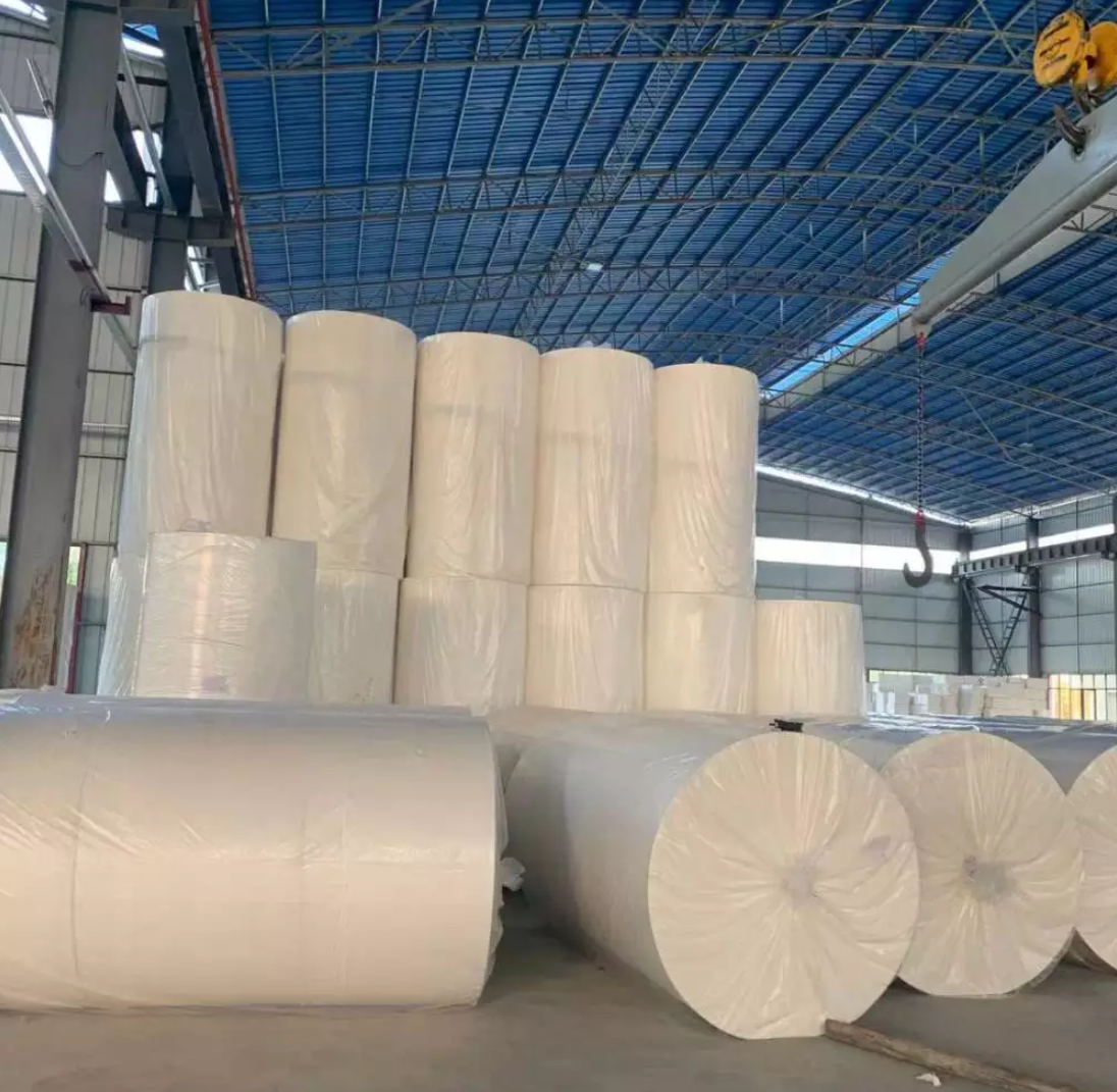 Bagasse Pulp Parent Reel for Toilet Tissue -- STIN BAMBOO PAPER